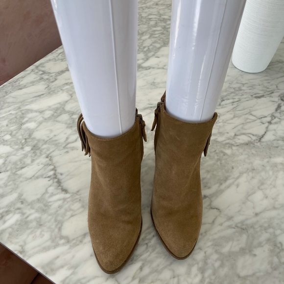 Beige senso suede booties - Picture 2 of 9